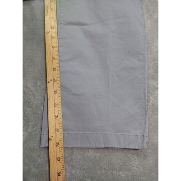 Bonobos Pants Mens 40x32 Gray Chino Summer Weight Slim Stretch Flat Front Cotton - Picture 5 of 11